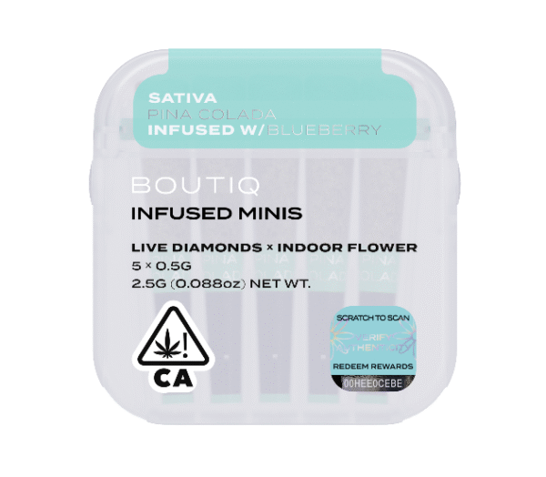 Boutiq Infused Minis Pre Rolls Pina Colada x Blueberry